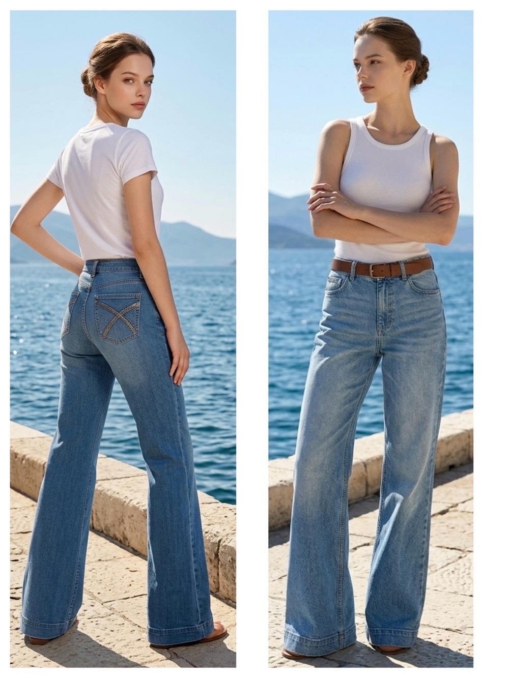 Ariat Women's Sz 32R Glendale High-Rise Alice Slim Trouser leg Jeans